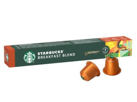 Cápsulas Café Starbucks Breakfast Blend by Nespresso Online now