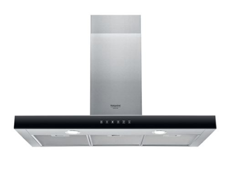 Exaustor de Parede Hotpoint HHBS 9.8F LT X | 115x90x45 cm | 757 m³ h | 65 dB | A | Aço inoxidável For Cheap