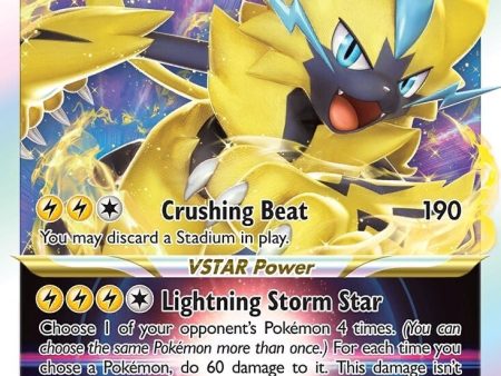 Zeraora VSTAR (SWSH265) (Jumbo Card) [Sword & Shield: Black Star Promos] Online