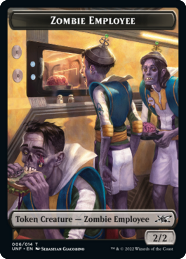 Zombie Employee    Storm Crow Double-Sided Token [Unfinity Tokens] on Sale