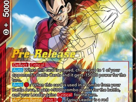 SS4 Vegeta, Rivalry United (BT18-015) [Dawn of the Z-Legends Prerelease Promos] For Cheap