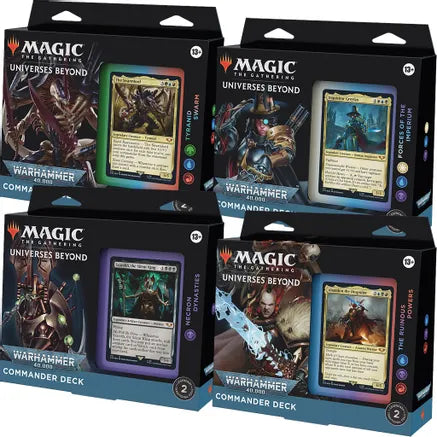 Universes Beyond: Warhammer 40,000 - Commander Deck Display Hot on Sale