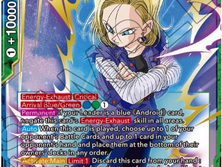 Android 18, Measureless Strength (BT18-144) [Dawn of the Z-Legends] Discount