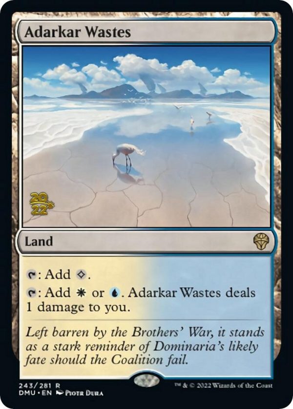 Adarkar Wastes [Dominaria United Prerelease Promos] Hot on Sale