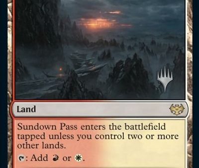 Sundown Pass (Promo Pack) [Innistrad: Crimson Vow Promos] Fashion