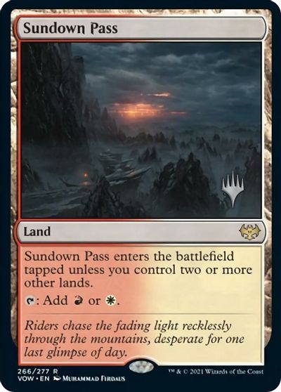 Sundown Pass (Promo Pack) [Innistrad: Crimson Vow Promos] Fashion