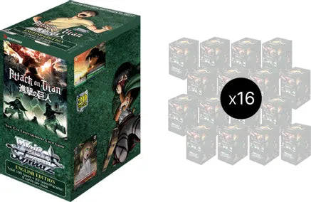 Attack on Titan Vol 2 Booster Box Case (16 boxes) For Discount