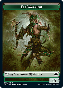 Dragon    Elf Warrior Double-Sided Token [Game Night: Free-for-All Tokens] Online now