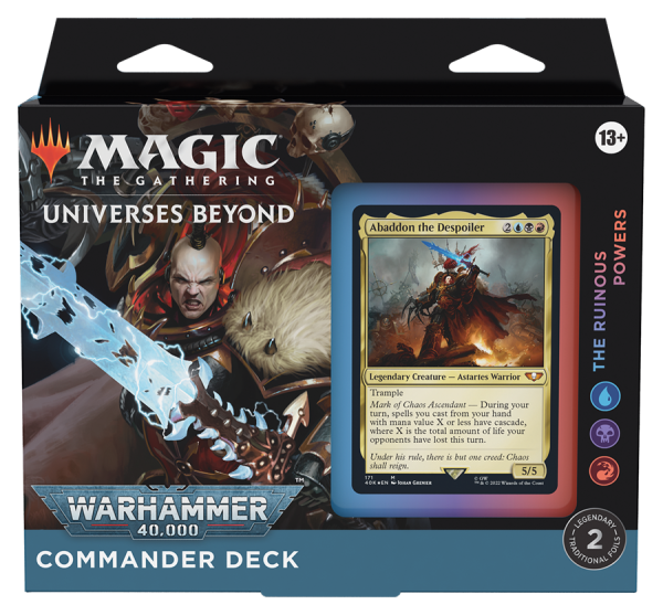 Warhammer 40,000 - Commander Deck (The Ruinous Powers) Discount