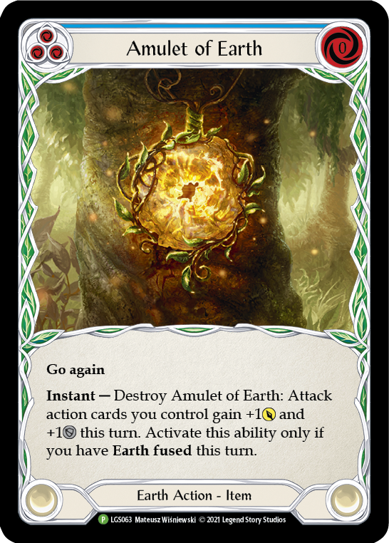 Amulet of Earth [LGS063] (Promo)  Cold Foil Supply