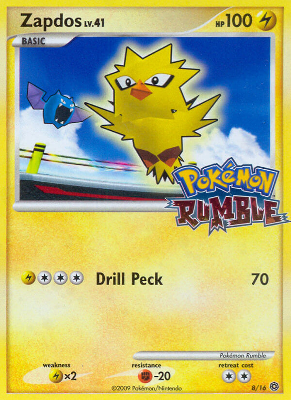 Zapdos (8 16) [Pokémon Rumble] Online Sale