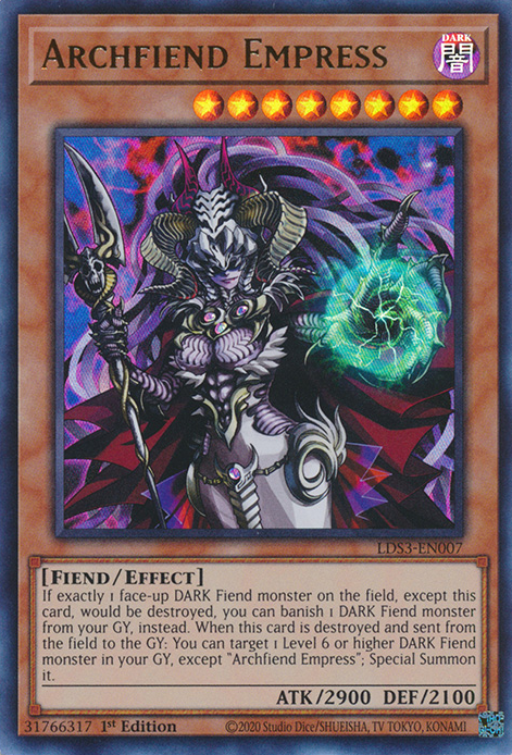 Archfiend Empress [LDS3-EN007] Ultra Rare Online now