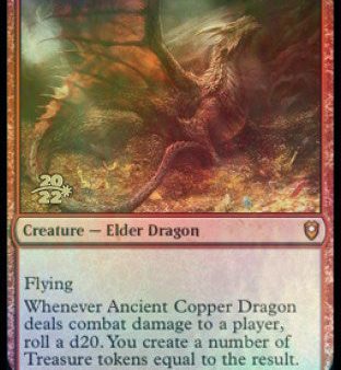 Ancient Copper Dragon [Commander Legends: Battle for Baldur s Gate Prerelease Promos] Online